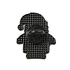 Christmas Theme Zinc Alloy Enamel Pin Brooch for Backpack Clothes JEWE-R003-01EB-04-2