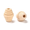 Natural Unfinished Wood Beads WOOD-C007-03-2