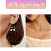 6Pcs 6 Colors Handmade Glass Seed Beaded Lily of The Valley Pendants SEED-CJ0001-25-7