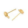 304 Stainless Steel Stud Earring Findings STAS-S151-01G-A-2