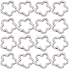 200Pcs CCB Plastic Bead Frames CCB-SC0001-19-1