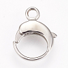 Tarnish Resistant 304 Stainless Steel Lobster Claw Clasps LS-STAS-I082-16P-02-2