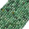 Natural Green Aventurine Beads Strands G-A260-A39-01-2