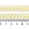 Baking Paint Transparent Glass Beads Strands DGLA-A034-J8MM-D06-4