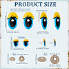 120 Sets 6 Styles Plastic Doll Craft Eyes DOLL-PH0001-53-2