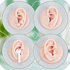 2Pcs Soft Silicone Ear Displays Mould for Earring Display ODIS-NB0001-39-4