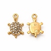 Ion Plating(IP) 316 Surgical Stainless Steel with Crystal Rhinestone Charms X-STAS-G305-06G-1