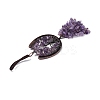 Natural Amethyst Chip Tree of Life Pendants Decoration G-F733-06C-3