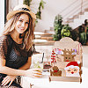 4-Tier Wood Greeting Card Display Riser Stands ODIS-WH0043-229-7