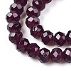Baking Paint Imitation Jade Glass Bead Strands LS-DGLA-A034-J4MM-A02-3