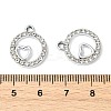 Alloy Crystal Rhinestone Pendants ALRI-T012-01B-P-3