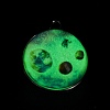 Galaxy Theme Luminous Glass Ball Pendants GLAA-D021-01P-08-4