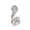 Brass Micro Pave Cubic Zirconia Pendants KK-P289-09P-1