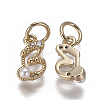 Brass Charms KK-L179-08B-G-2