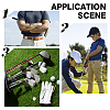 CHGCRAFT 6Pcs 2 Style Zinc Alloy Golf Ball Maker Clip FIND-CA0003-46-6