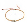 Adjustable Natural Picture Jasper Braided Bead Bracelets BJEW-F391-A14-2