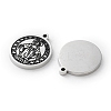 304 Stainless Steel Enamel Charms STAS-M102-19P-02-2