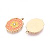 Ion Plating(IP) 304 Stainless Steel Rhinestone Pendants STAS-N109-251B-G-2