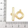 Brass Toggle Clasps KK-G548-41G-02-4