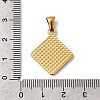 304 Stainless Steel Pendants STAS-B094-22G-3