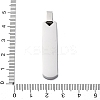 304 Stainless Steel Pendants X-STAS-U043-09P-3