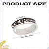 1Pc Stainless Steel Finger Rings for Women Men RJEW-LP0002-35AS-2