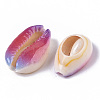 Printed Natural Cowrie Shell Beads X-SSHEL-R047-01-A03-3