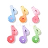 Printed Opaque Resin Cabochons RE-CBABBBE-01-1