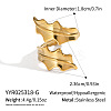 304 Stainless Steel Adjustable Cuff Open Rings for Women SA2052-1-1
