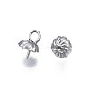 Non-Tarnish 304 Stainless Steel Cup Peg Bails Pendants X-STAS-S057-56-2