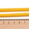 Braided Leather Cord with Core WL-F009-6mm-01-3