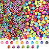 800Pcs 2 Styles Cross Theme Acrylic Beads MACR-PA0001-45B-1