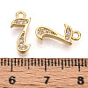 Brass Micro Pave Cubic Zirconia Charms KK-N261-104H-G-3