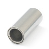 Tarnish Resistant 304 Stainless Steel Magnetic Clasps with Glue-in Ends STAS-O148-06B-2