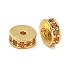 Rack Plating Brass Micro Pave Cubic Zirconia Beads KK-U030-27G-09-1
