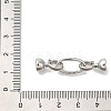 Brass Fold Over Clasps KK-K389-020P-3