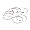 Fashion 201 Stainless Steel Bangle Sets BJEW-L664-024C-P-1-3