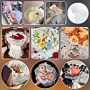 4 Bags Polyester Flower Bouquet Wrapping Mesh Paper ORIB-BC0001-12B-6