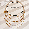 Bohemian Style Plastic Long Bicone Beads Multi Layered Necklaces for Women's Daily Parties DF6907-3-3