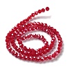Electroplate Glass Beads Strands EGLA-R018-4mm-2-4