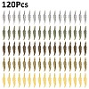 120Pcs 6 Colors Tibetan Style Alloy Pendants FIND-YW0006-89-2