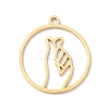 304 Stainless Steel Pendants STAS-Z131-01C-G-1