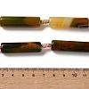 Natural Banded Agate(Dyed & Heated) Beads Strands G-A312-A02-01-5