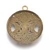 Tibetan Style Hollow Alloy Pendants LS-TIBEP-F075-01AB-RS-2