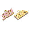 Alloy Enamel Pendants PALLOY-T078-03D-2