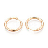 304 Stainless Steel Hoop Earrings EJEW-T048-24C-G-2