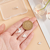 4Pcs 4 Styles 925 Sterling Silver Pendants Sets STER-GO0001-39-3