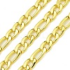 304 Stainless Steel Figaro Chains CHS-G036-02G-1