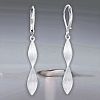 Twist Brass Leverback Earrings FS-WG34DE2-02-1