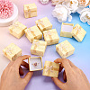 Square Paper Jewelry Ring Gift Boxes with Bowknot LS-CON-TAC0010-80D-7